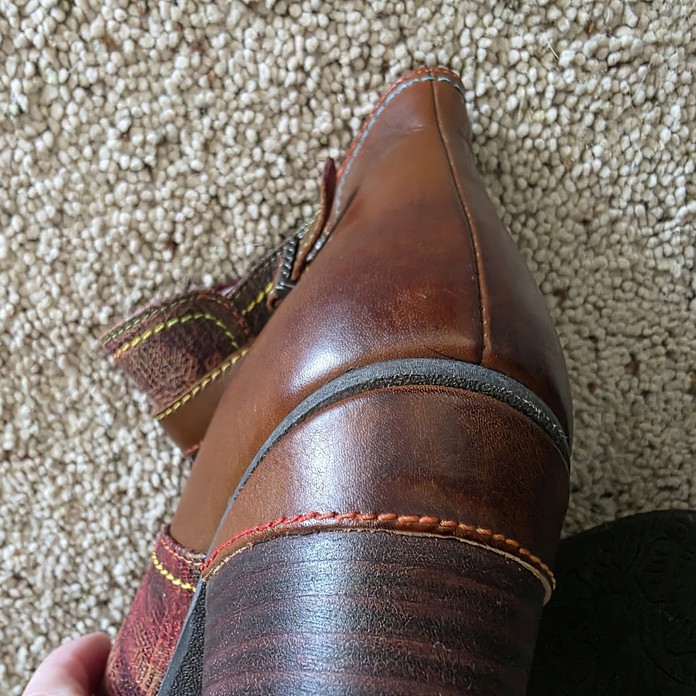 Spring Step Multicolor Ankle Boots - Picture 6 of 6